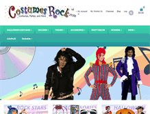 Tablet Screenshot of costumesrock.com